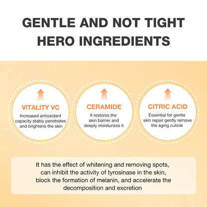 SKINEVER Vitamin C Brightening Facial Cleanser – Glow Boosting Daily Face Wash UAE