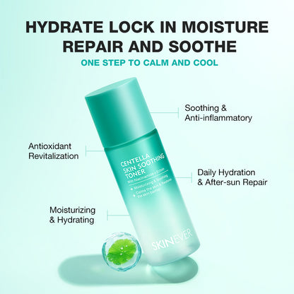 SKINEVER Centella Skin Soothing Toner – Calming & Hydrating Toner for Sensitive Skin UAE