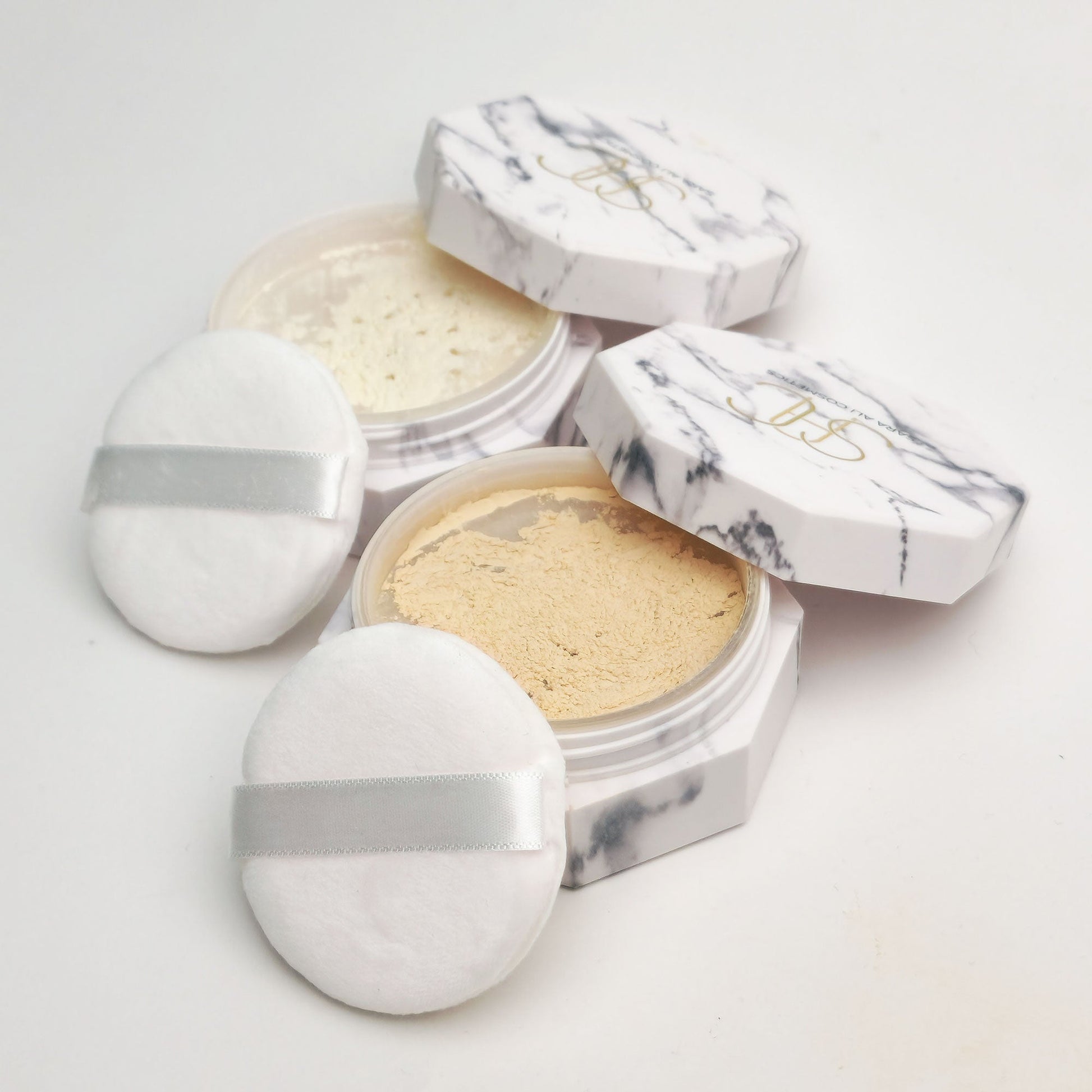 Sara Ali Cosmetics powder and highlighter face makeup
