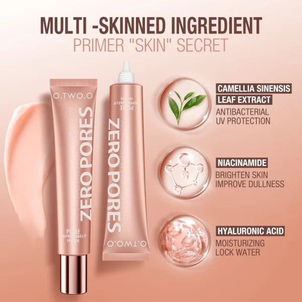 O.TWO.O Zero Pores Primer – Invisible Pore-Blur Soft Focus Makeup Base UAE