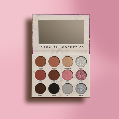 Sara Ali Cosmetics rose glazed eyeshadow