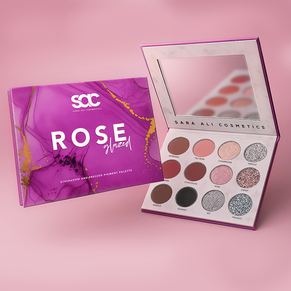 Sara Ali Cosmetics rose glazed eyeshadow