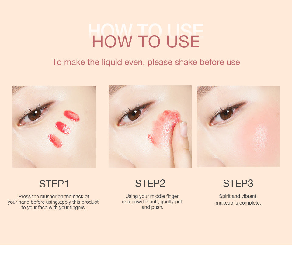 O.TWO.O Liquid Blush – Lightweight Dewy Cheek Tint in UAE