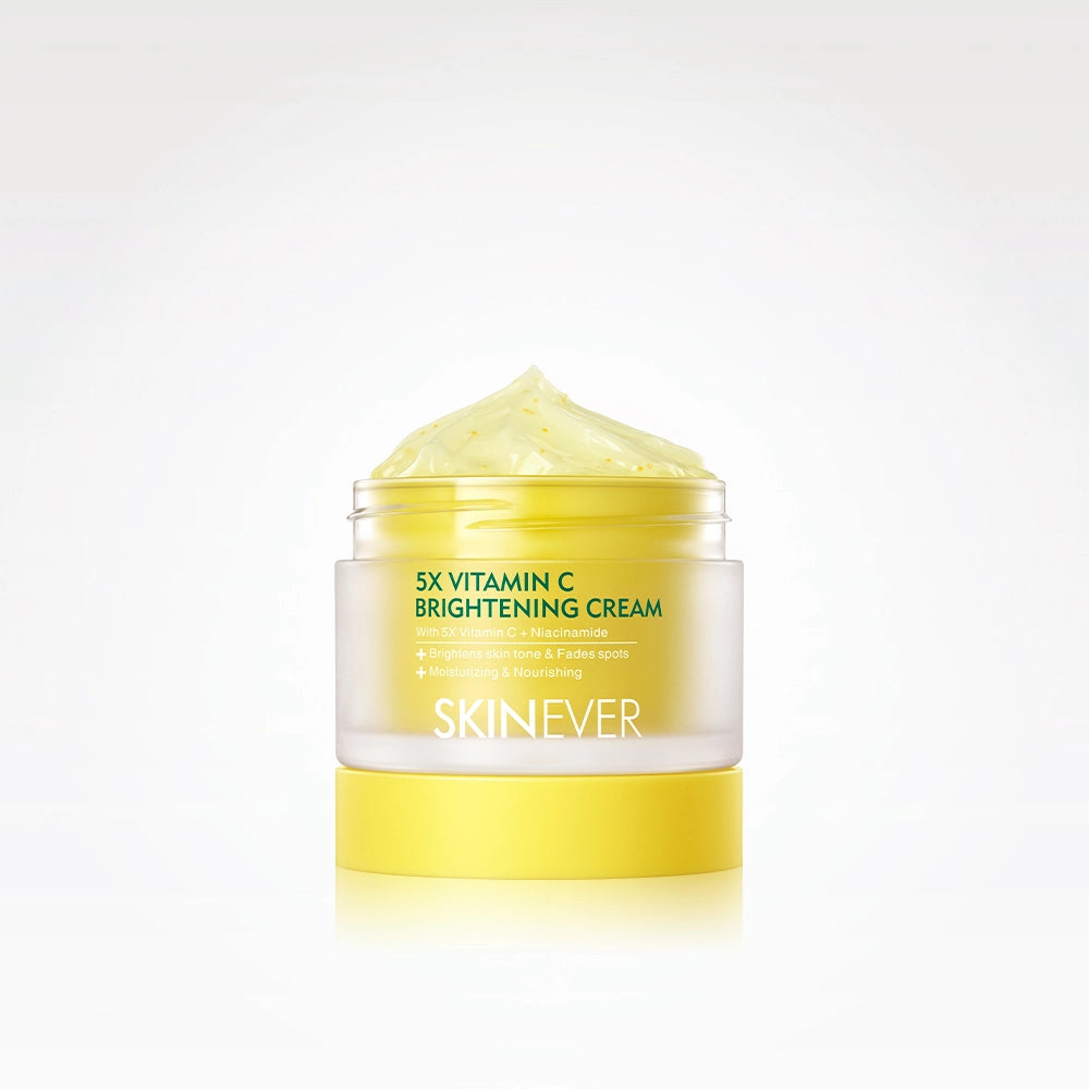 Skinever 5X Vitamin C Brightening Cream | Radiant Skin Moisturizer UAE