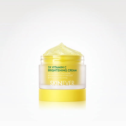 Skinever 5X Vitamin C Brightening Cream | Radiant Skin Moisturizer UAE