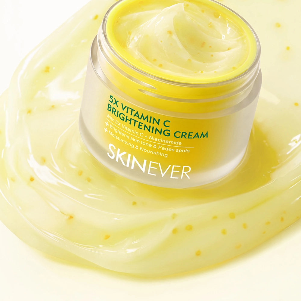 Skinever 5X Vitamin C Brightening Cream | Radiant Skin Moisturizer UAE