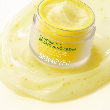 Skinever 5X Vitamin C Brightening Cream | Radiant Skin Moisturizer UAE