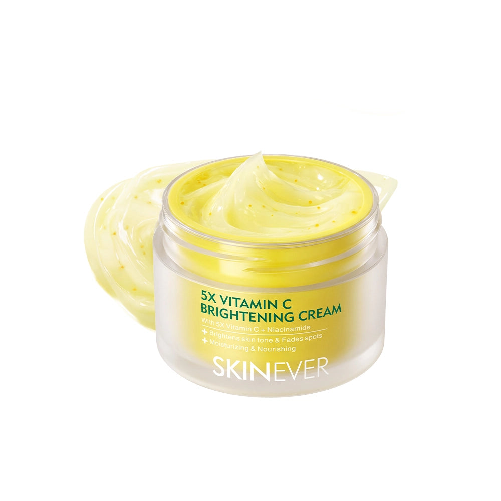 Skinever 5X Vitamin C Brightening Cream | Radiant Skin Moisturizer UAE