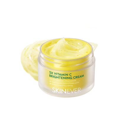 Skinever 5X Vitamin C Brightening Cream | Radiant Skin Moisturizer UAE