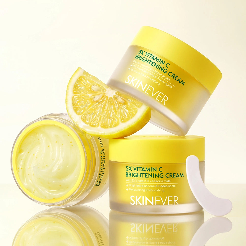 Skinever 5X Vitamin C Brightening Cream | Radiant Skin Moisturizer UAE