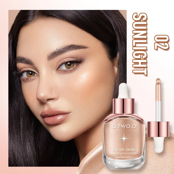 O.TWO.O Galaxy Shimmer Liquid Highlighter – Dewy Radiant Glow Makeup for Face and Body in UAE