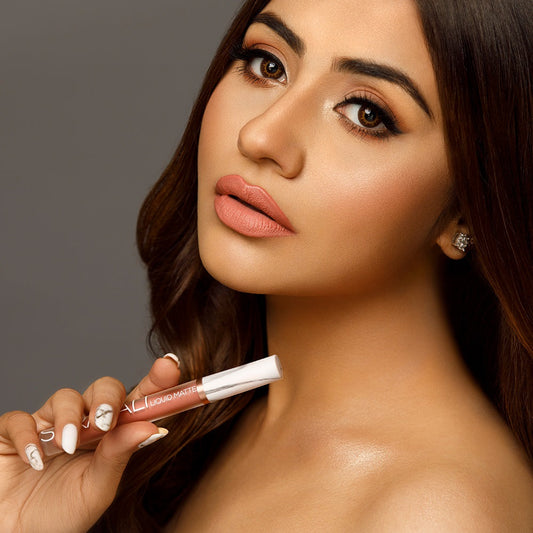 Sara Ali Cosmetics Sagittarius warm tone pink nude lipstick