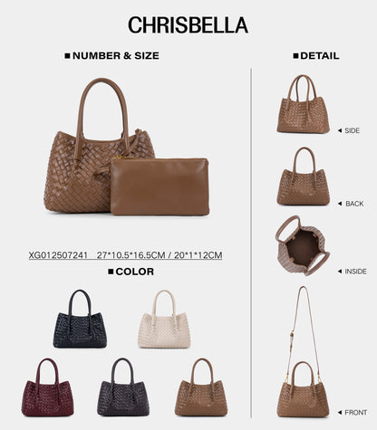 Chrisbella mini dome tote bag multi-color