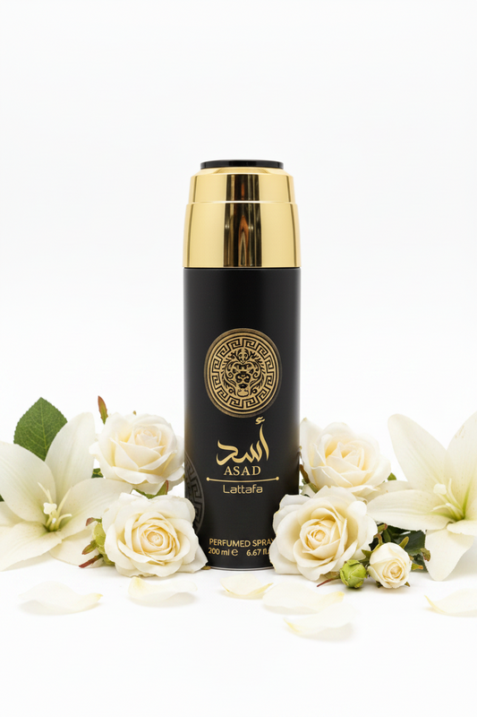 Asad Black Lattafa body spray 200ml