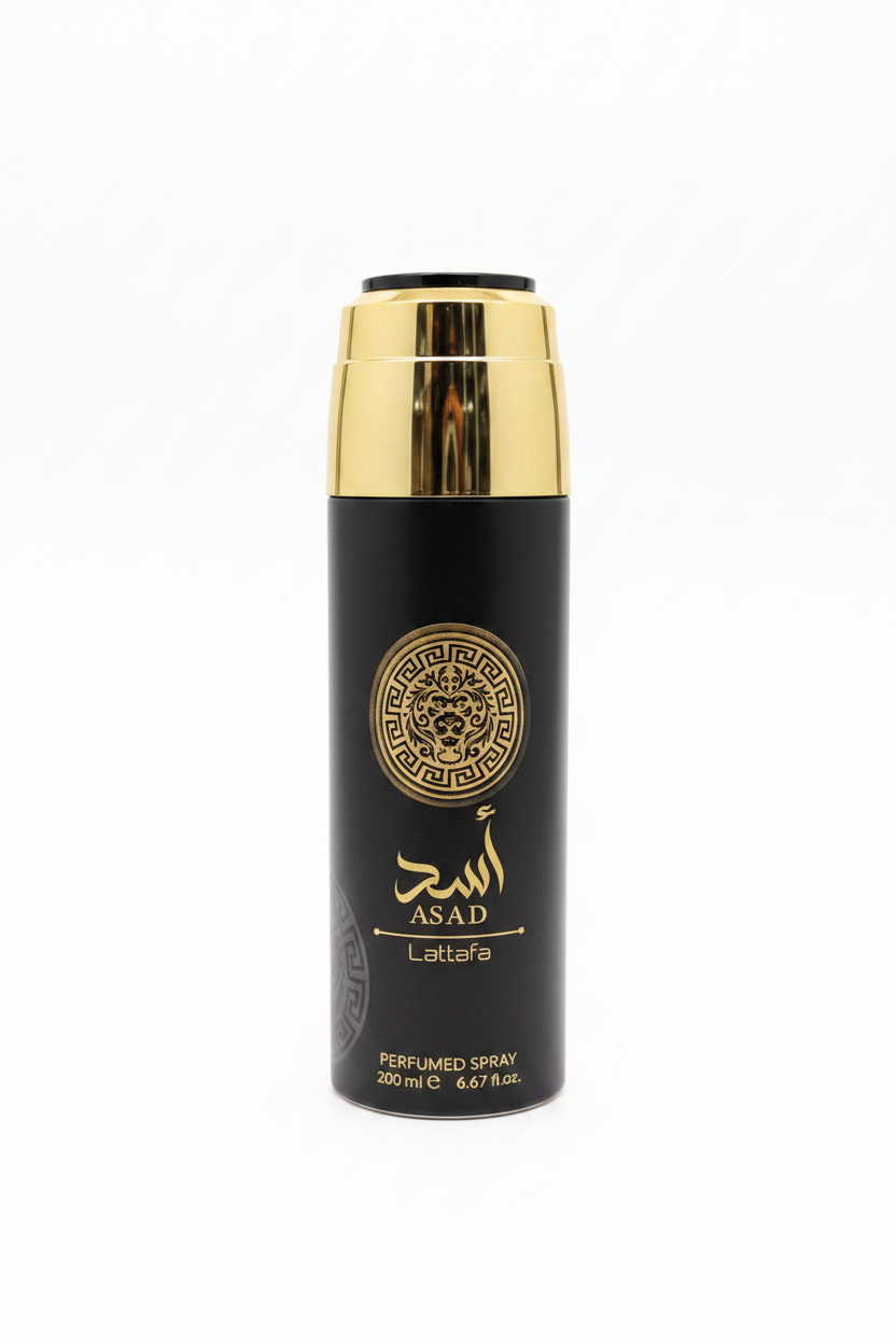 Asad Black Lattafa body spray 200ml