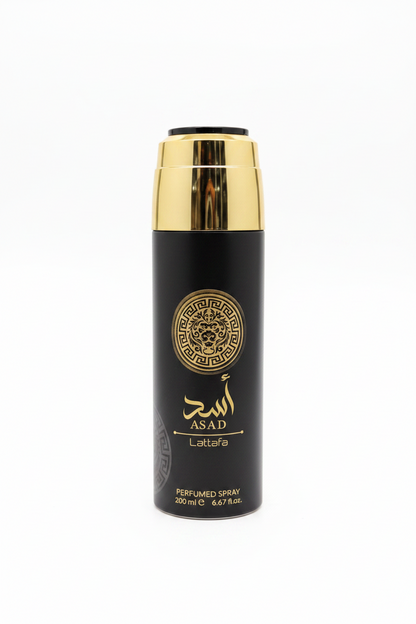 Asad Black Lattafa body spray 200ml