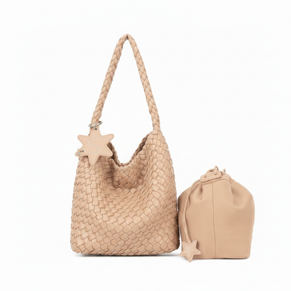 Chrisbella woven hobo bag braided leather