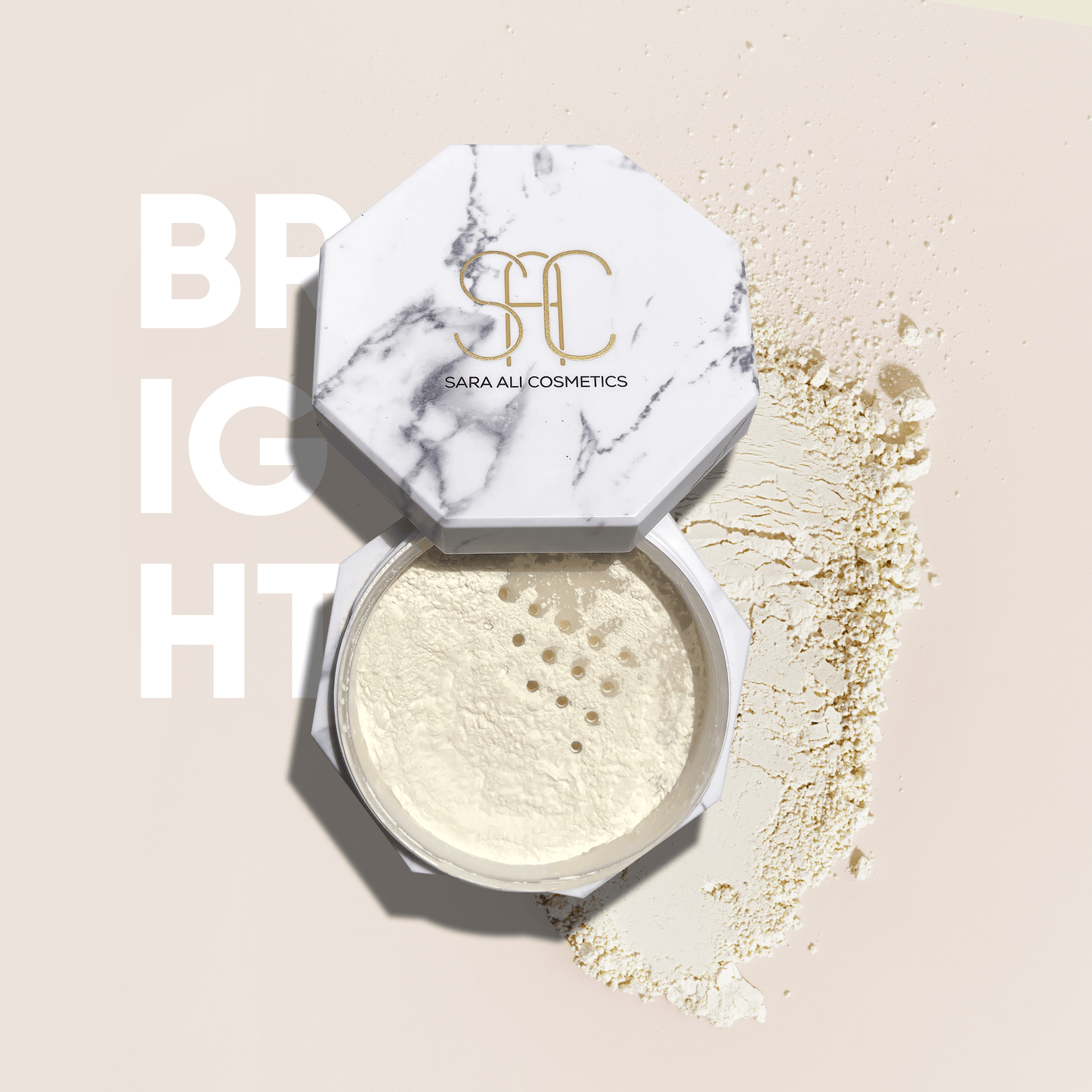 Sara Ali Cosmetics bright HD setting powder