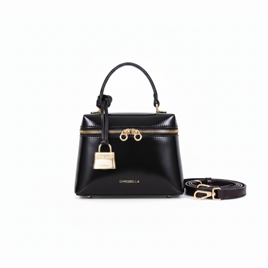 Chrisbella mini top handle bag with gift box