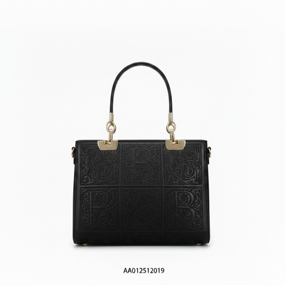 Chrisbella luxury monogram handbag multi-color