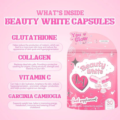 You Glow Babe 4-in-1 Whitening Slimming Glow Capsules – 30 pcs UAE