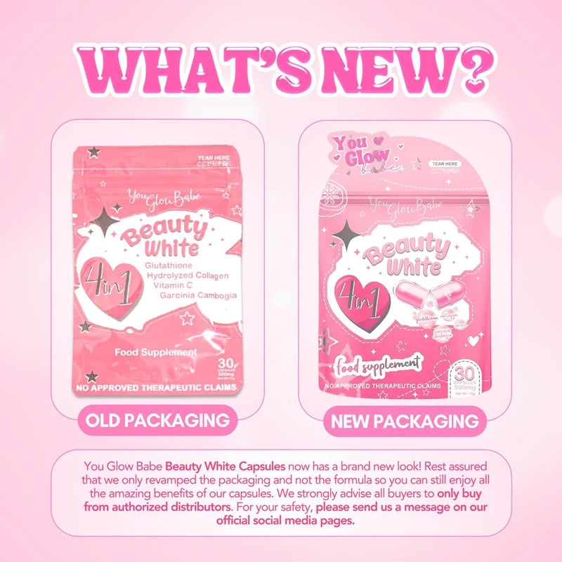 You Glow Babe 4-in-1 Whitening Slimming Glow Capsules – 30 pcs UAE