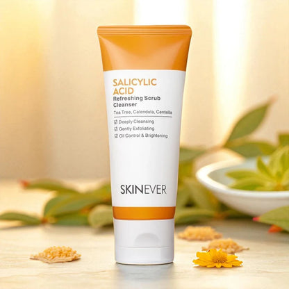 SKINEVER Salicylic Acid Scrub Cleanser – Gentle Exfoliating Cleanser UAE