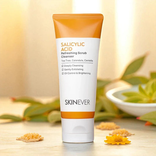 SKINEVER Salicylic Acid Scrub Cleanser – Gentle Exfoliating Cleanser UAE