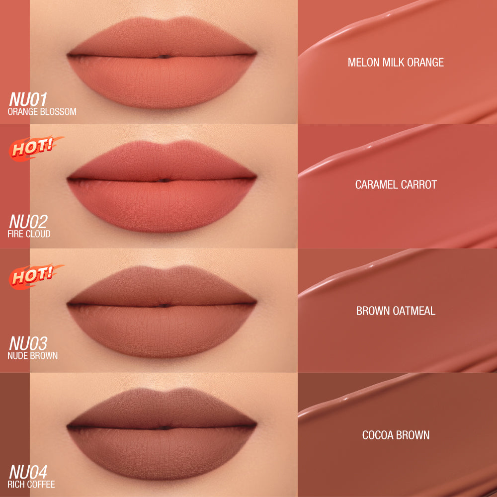 O.TWO.O Light Cloudy Matte Lipstick – Lightweight Soft Blur Lip Color in UAE