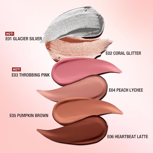 O.TWO.O Coral Shimmer Glitter Eyeshadow – Sparkling Coral Eye Makeup UAE