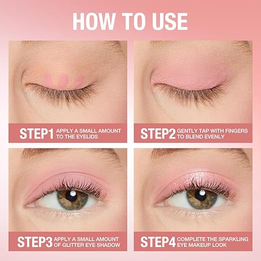 O.TWO.O Coral Shimmer Glitter Eyeshadow – Sparkling Coral Eye Makeup UAE