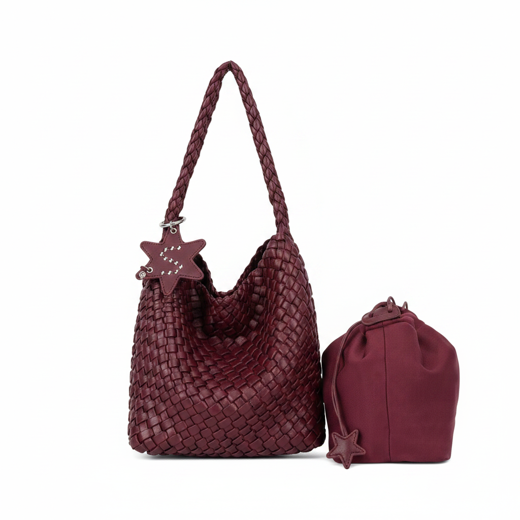 Chrisbella woven hobo bag braided leather