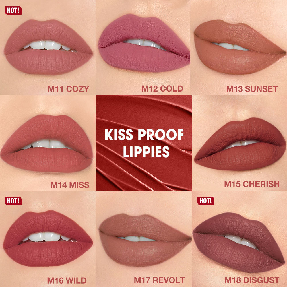 O.TWO.O Misty Kiss Lock Matte Lipstick – Bold 8-Color Set for Long-Lasting Wear in UAE