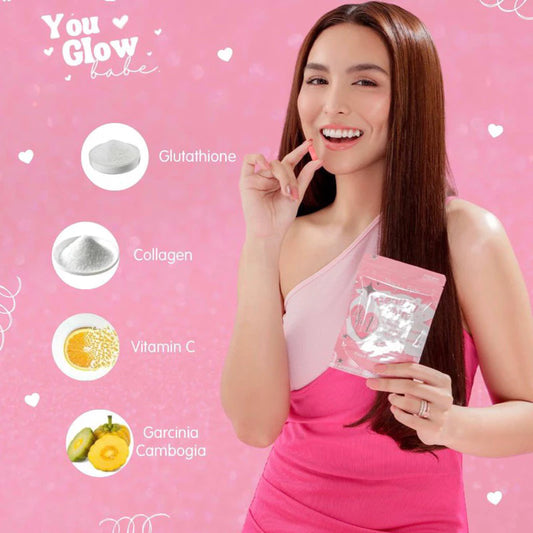 You Glow Babe Combo Set – Sheppu Whitening Soap & Capsules UAE