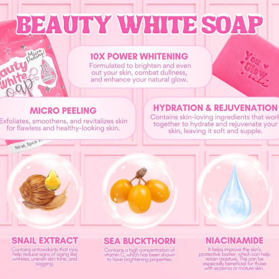 You Glow Babe Beauty White Whitening Soap – Intense Whitening Bar UAE