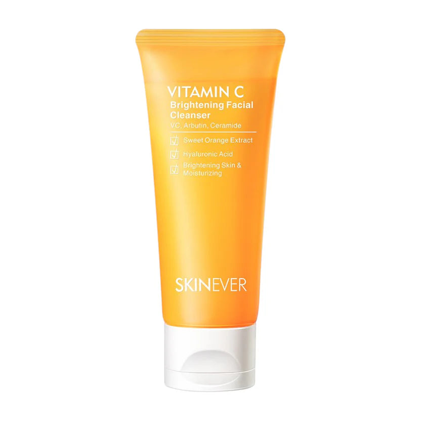 SKINEVER Vitamin C Brightening Facial Cleanser – Glow Boosting Daily Face Wash UAE