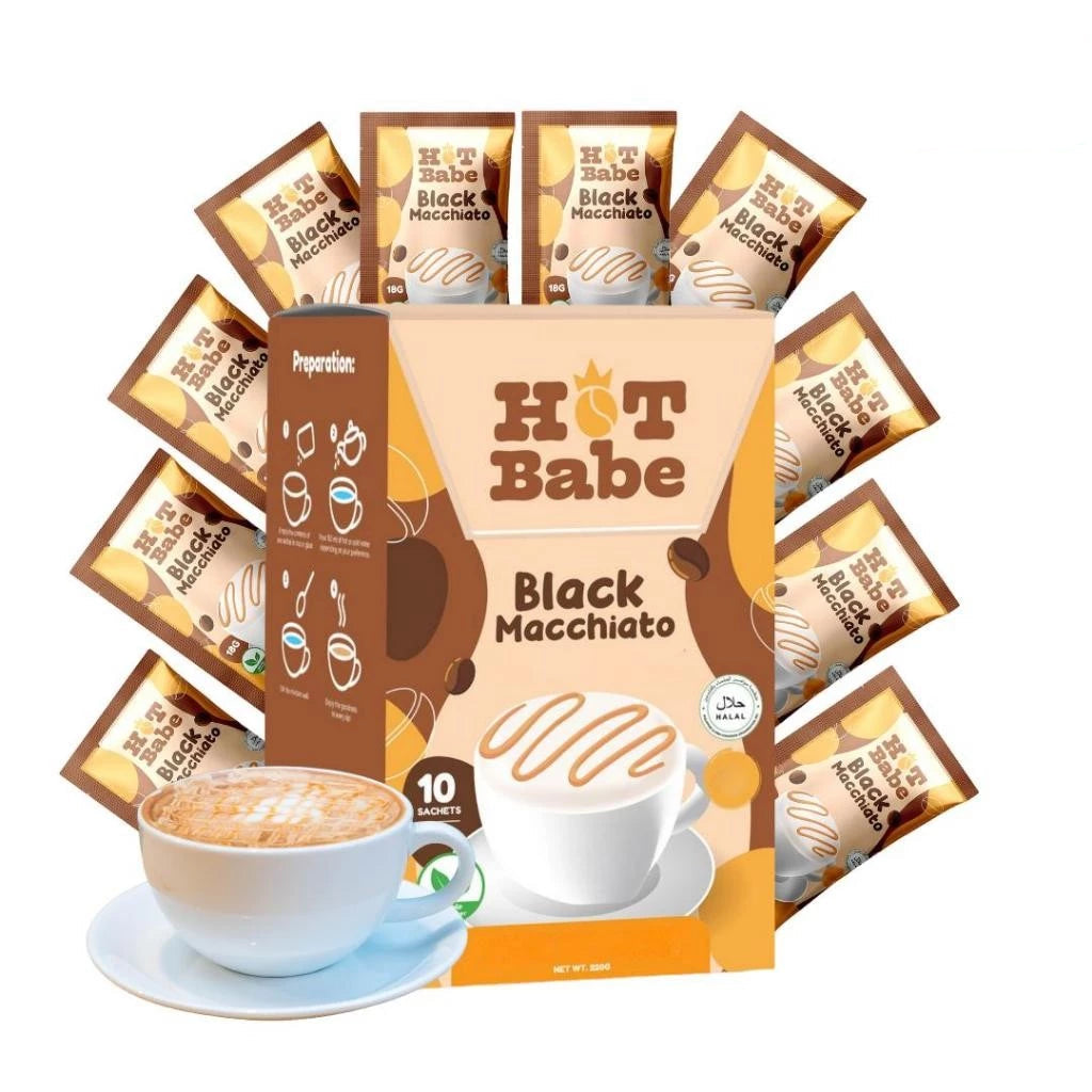 KIRAY'S Hot Babe Premium Macchiato – Creamy Coffee Blend Sachets UAE

