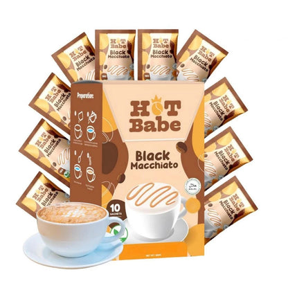 KIRAY'S Hot Babe Premium Macchiato – Creamy Coffee Blend Sachets UAE

